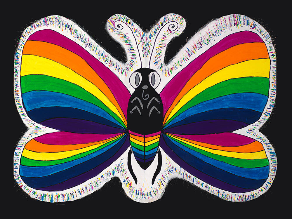 The Rainbow Monarch